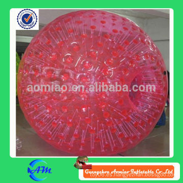 Bola de hámster humano gigante inflable zorb globo inflable rodante zorb bola